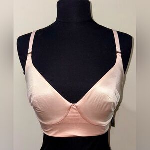 Tell Tale New NWT Sz Small Pink Satin Bralette